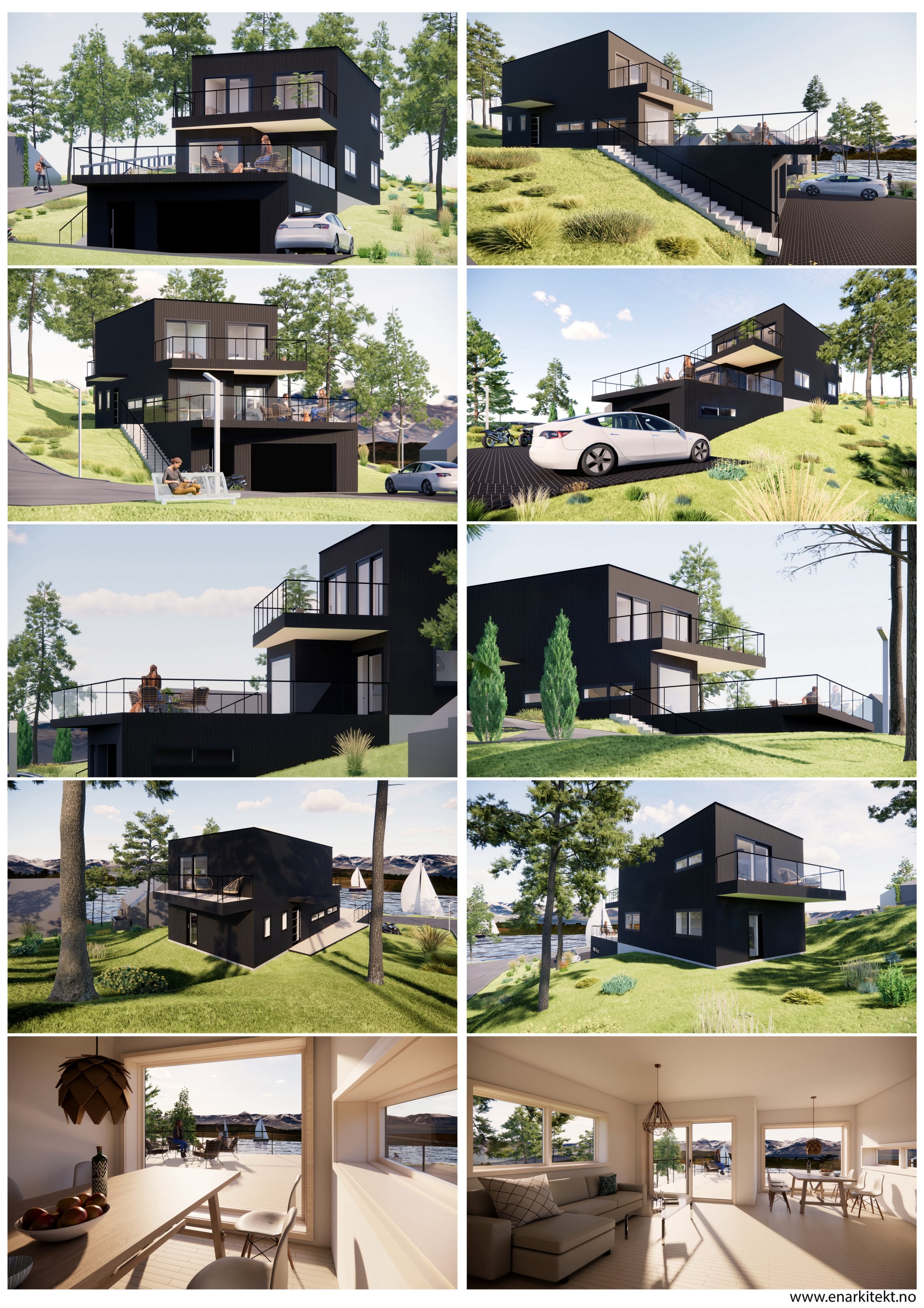 Presentasjon av bolighus