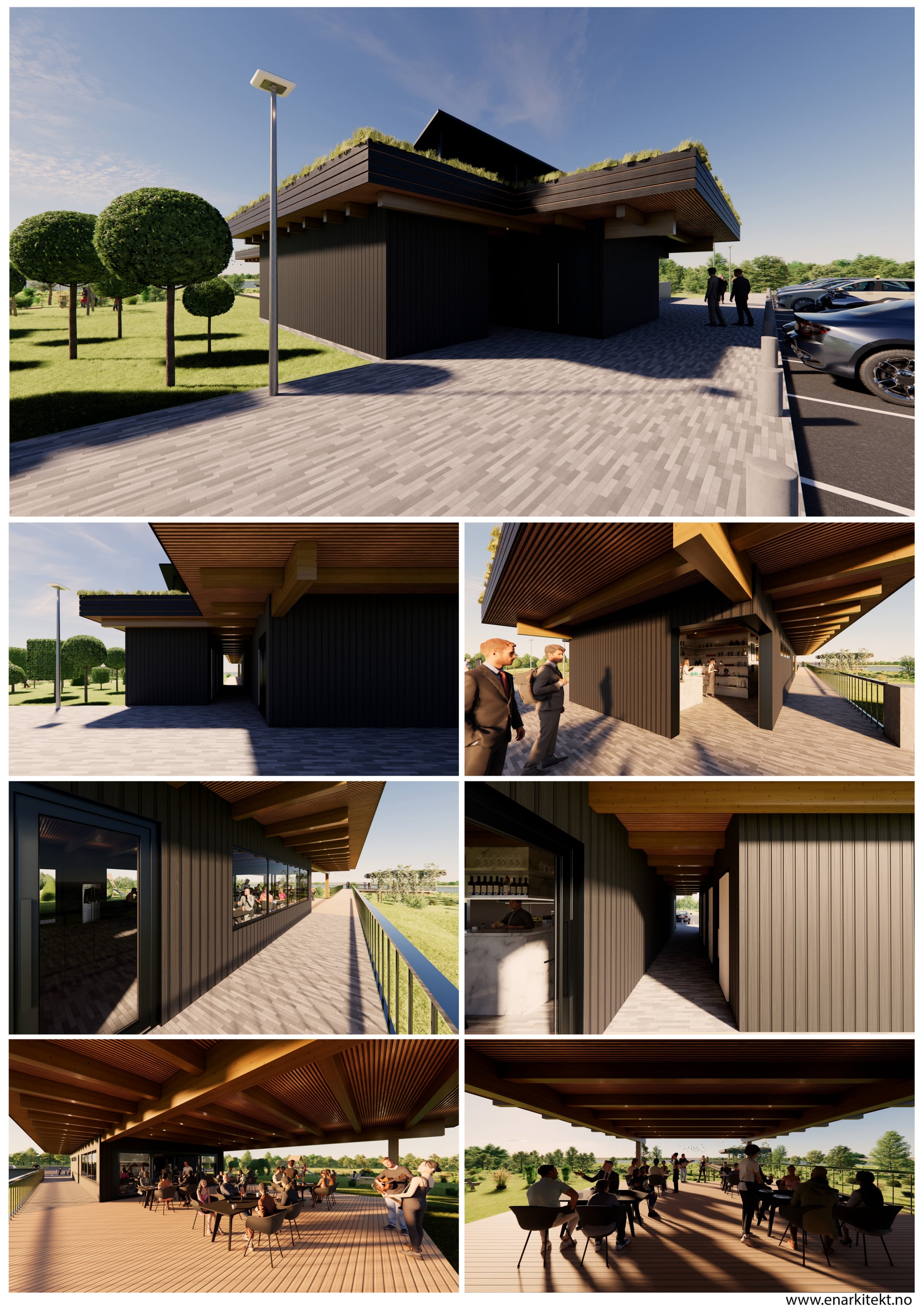 Veikro, kafé, restaurant, observasjonsdekk, Dag